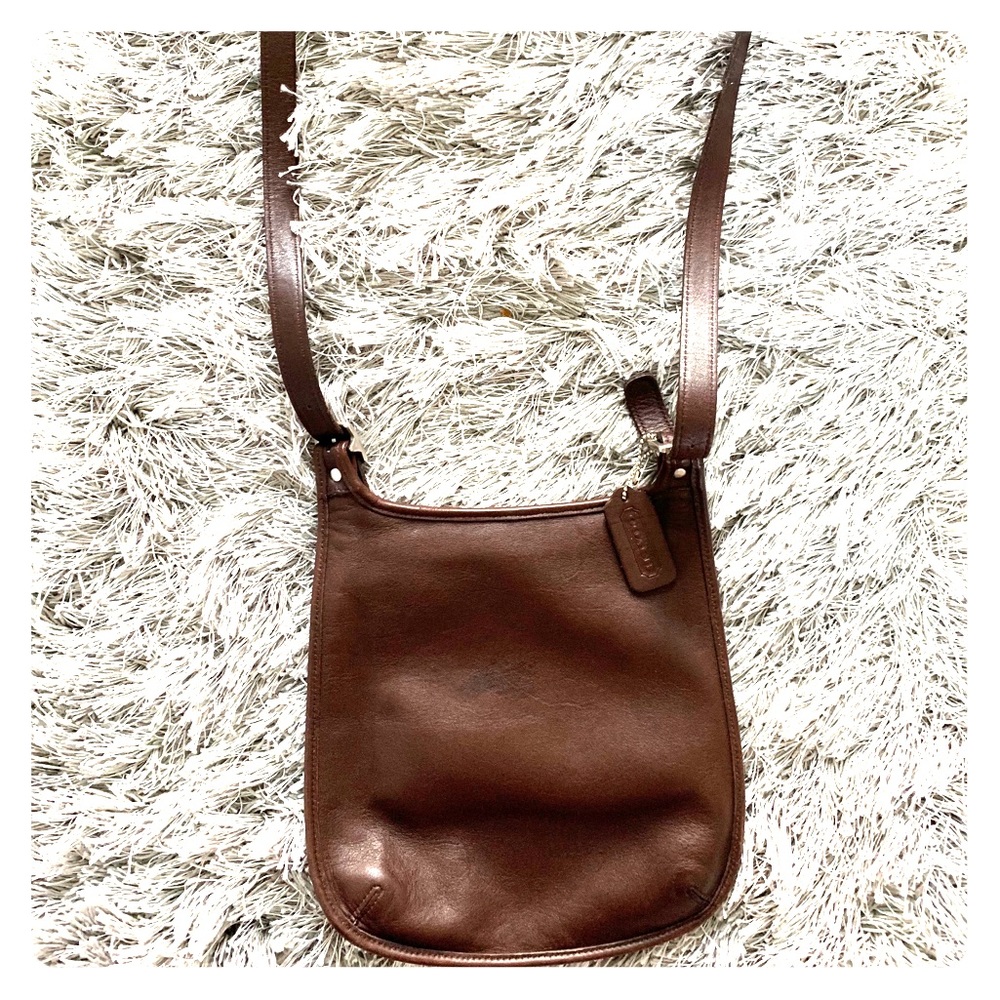 Classic Coach over body bag. Crossbody purse.